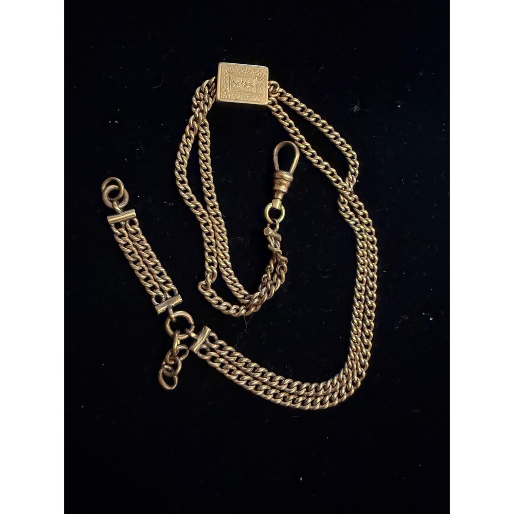 Antique Watch Chain Fob Gold Filled